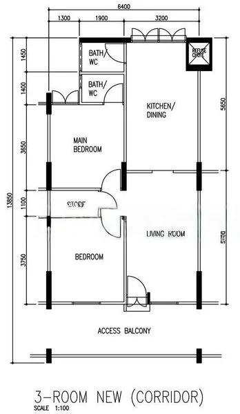 3 Room (3A) HDB for Sale in  109 Bedok North Road - Image 7